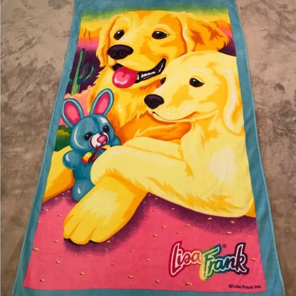 Vintage Lisa Frank Beach Towel